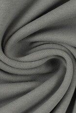 Jersey katoen  uni grijs