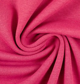 Jersey katoen  uni felroze