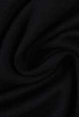 Jersey katoen  uni  zwart Jersey katoen  uni  zwart