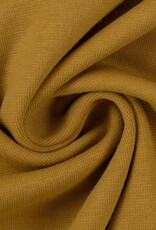 Jersey katoen  uni goudgeel