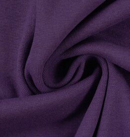 Jersey katoen  uni violet