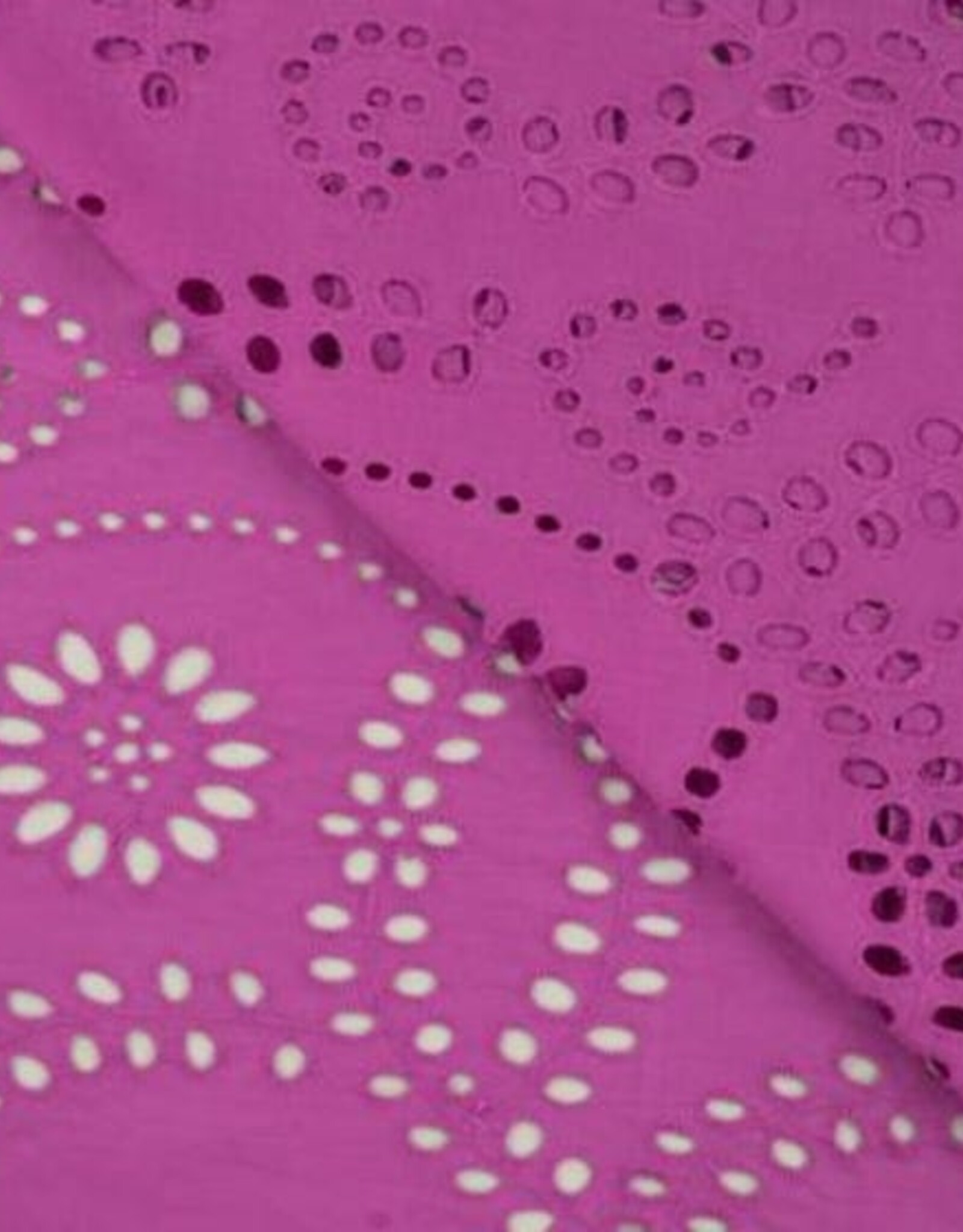 Broderie katoen cyclaam