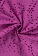 Broderie katoen cyclaam