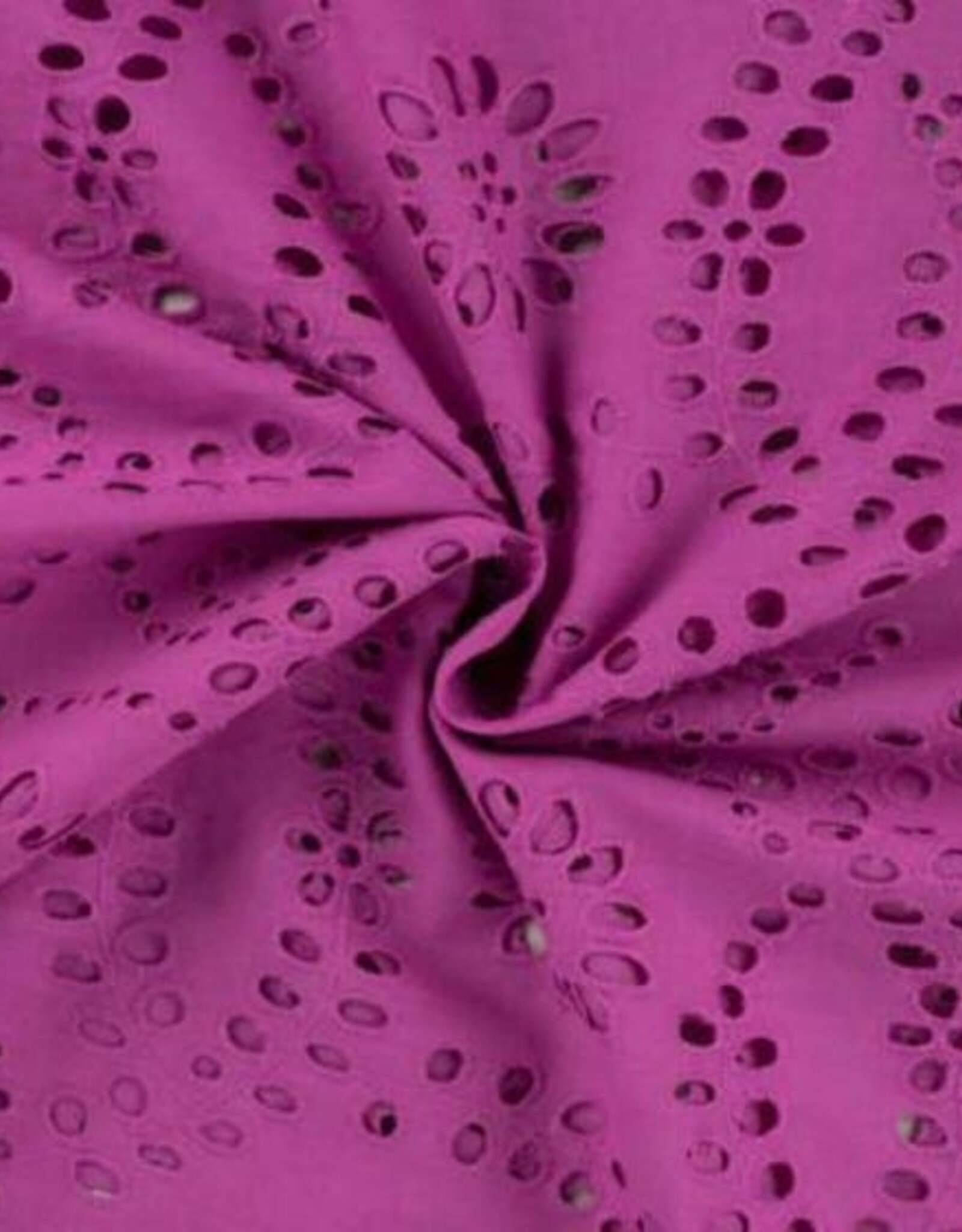 Broderie katoen cyclaam