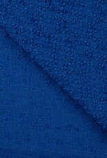 Bouclé channel kobalt blauw Bouclé channel kobalt blauw