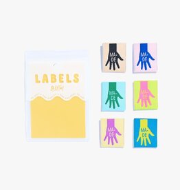 (hand) MADE labels - 6 stuks innaailabels