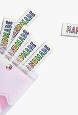 Kylie and The Machine HANDMADE RAINBOW  labels - 6 stuks innaailabels