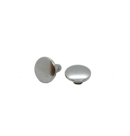 Holnieten met dubbele kop 9mm nikkel - set van 24 stuks