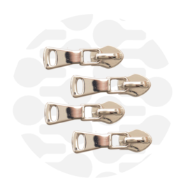 Schuiver spiraalrits #5 allround nikkel - set van 4 stuks