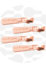 Schuiver spiraalrits #5 handmade rose goud - set van 3 stuks
