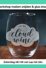 Workshop glas etsen door mallen te snijden met de Cameo Silhouette 08/06 Workshop glas etsen door mallen te snijden met de Cameo Silhouette 08/06