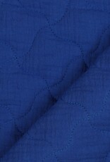 Double gauze quilt kobalt