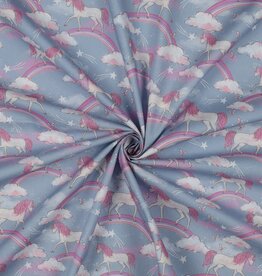 Fijne Poplin unicorns and rainbows