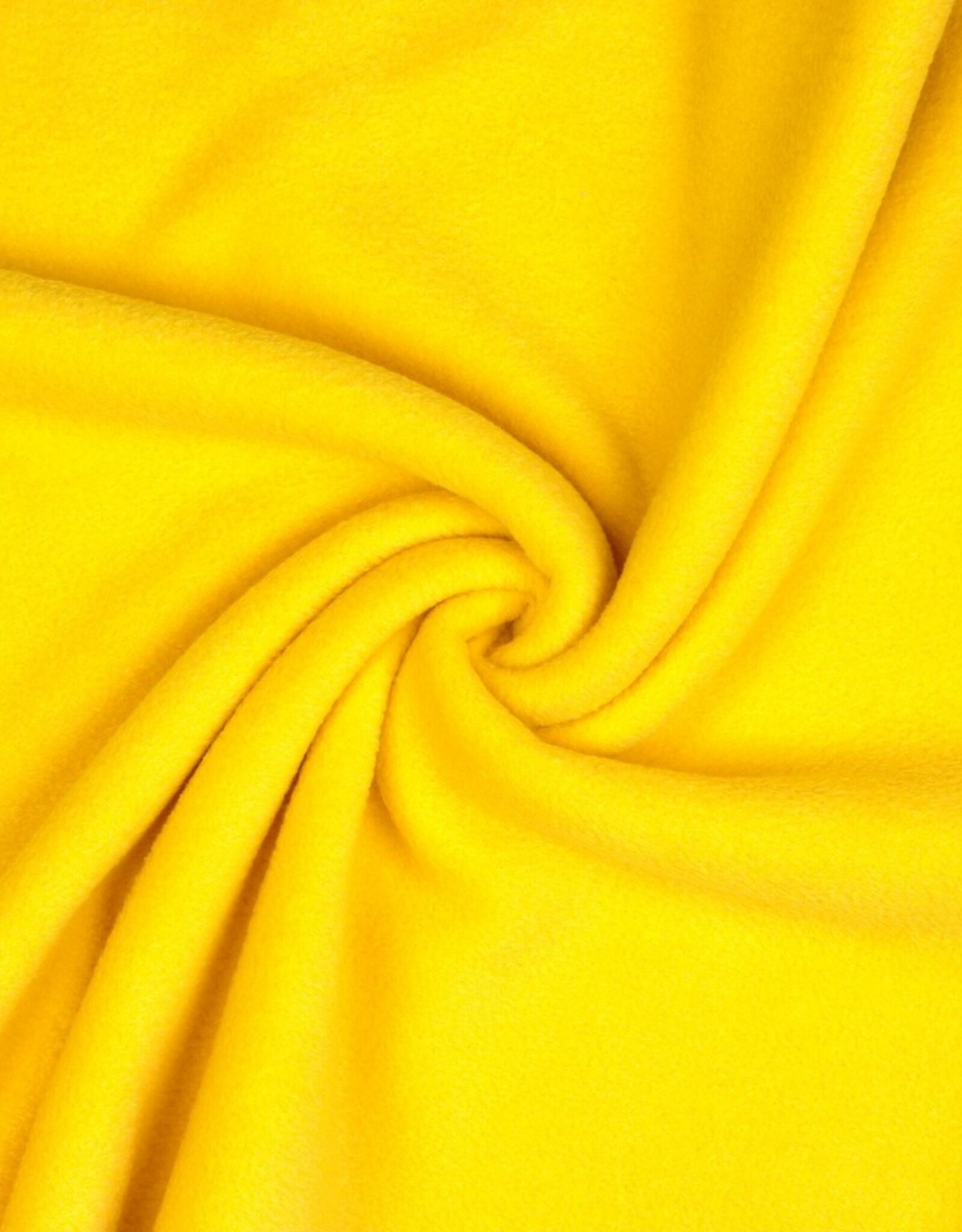 Anti-pilling lambsfleece geel