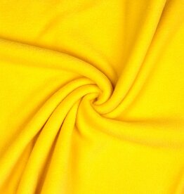 Anti-pilling lambsfleece geel