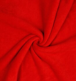 Anti-pilling lambsfleece rood