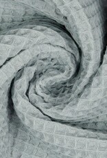 Wafel katoen grijs Wafel katoen grijs