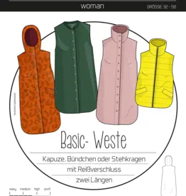 Patroon Basic vest vrouwen