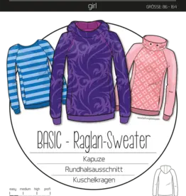 Ki-ba-doo Patroon raglansweater voor kinderen