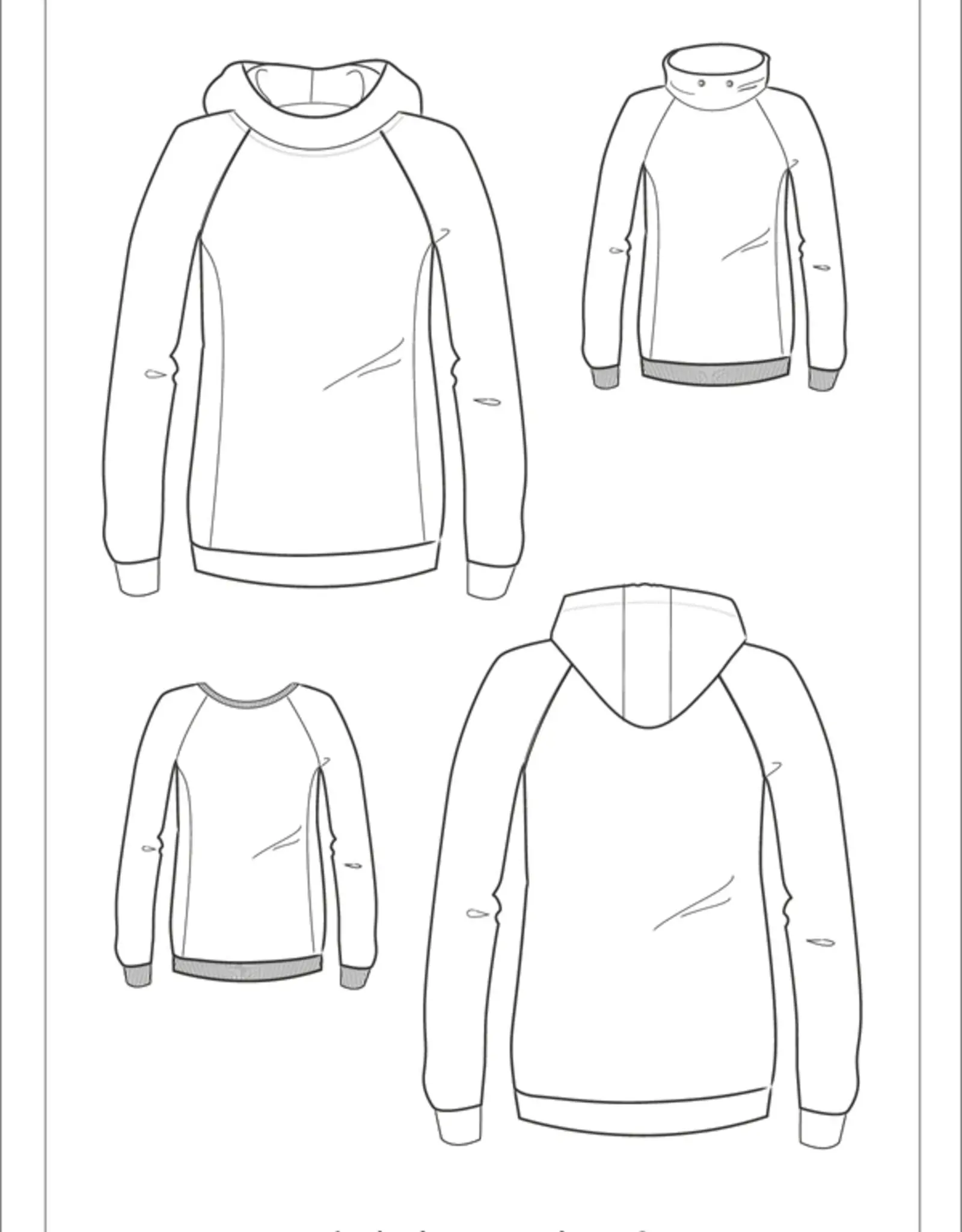 Patroon raglansweater voor kinderen