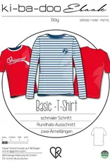 Ki-ba-doo Patroon basic T-shirt  voor jongens