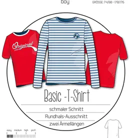 Patroon basic T-shirt  voor jongens