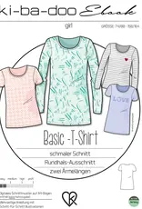 Patroon basic T-shirt en tuniek voor meisjes Patroon basic T-shirt en tuniek voor meisjes