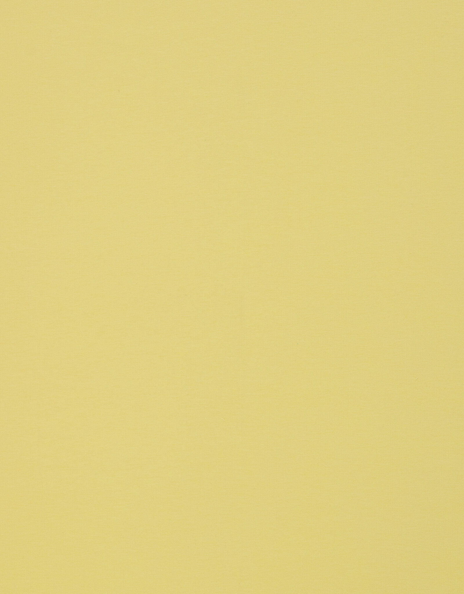 Jersey katoen  uni pastel geel