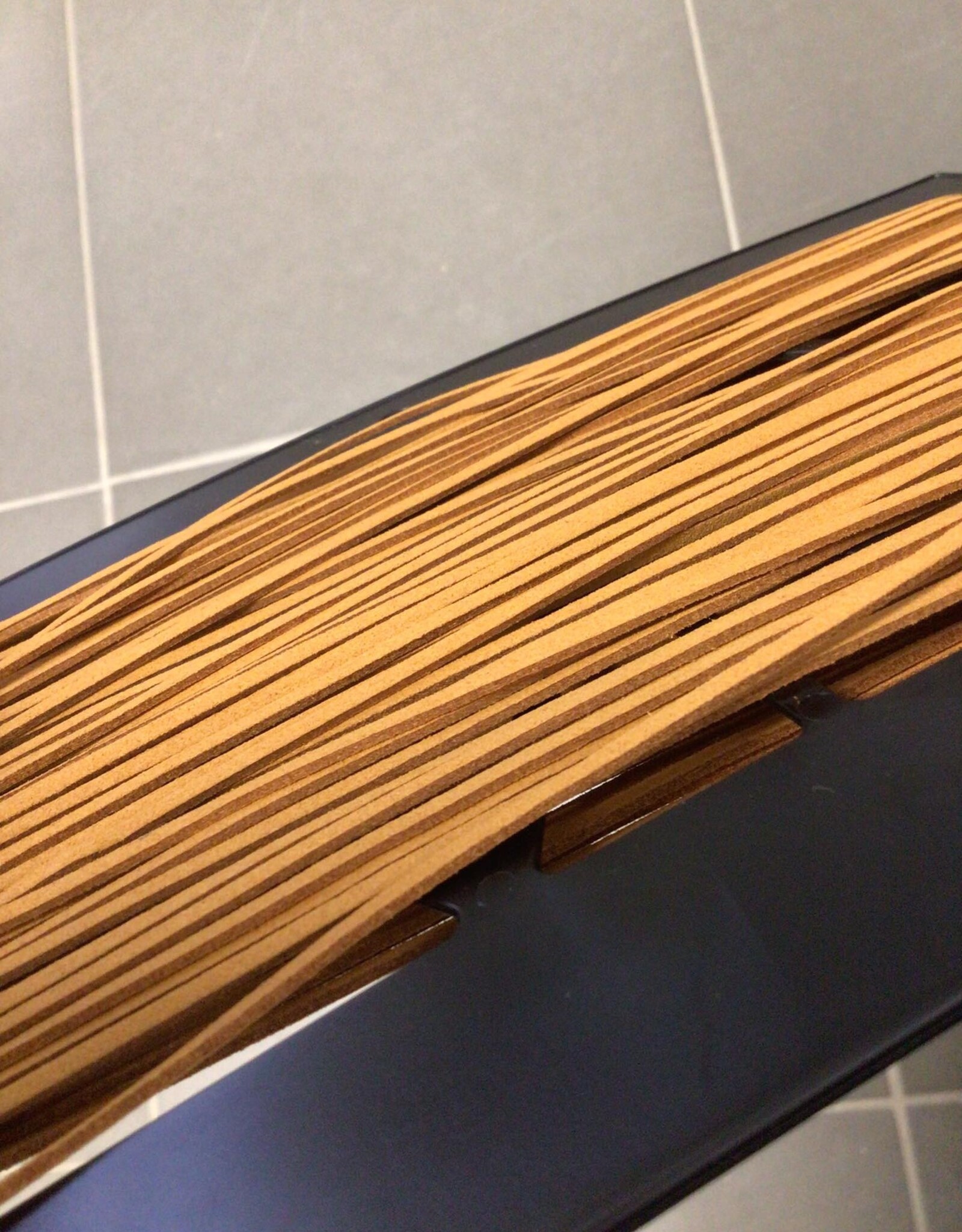 Imitatie lederen band 3mm cognac col.840