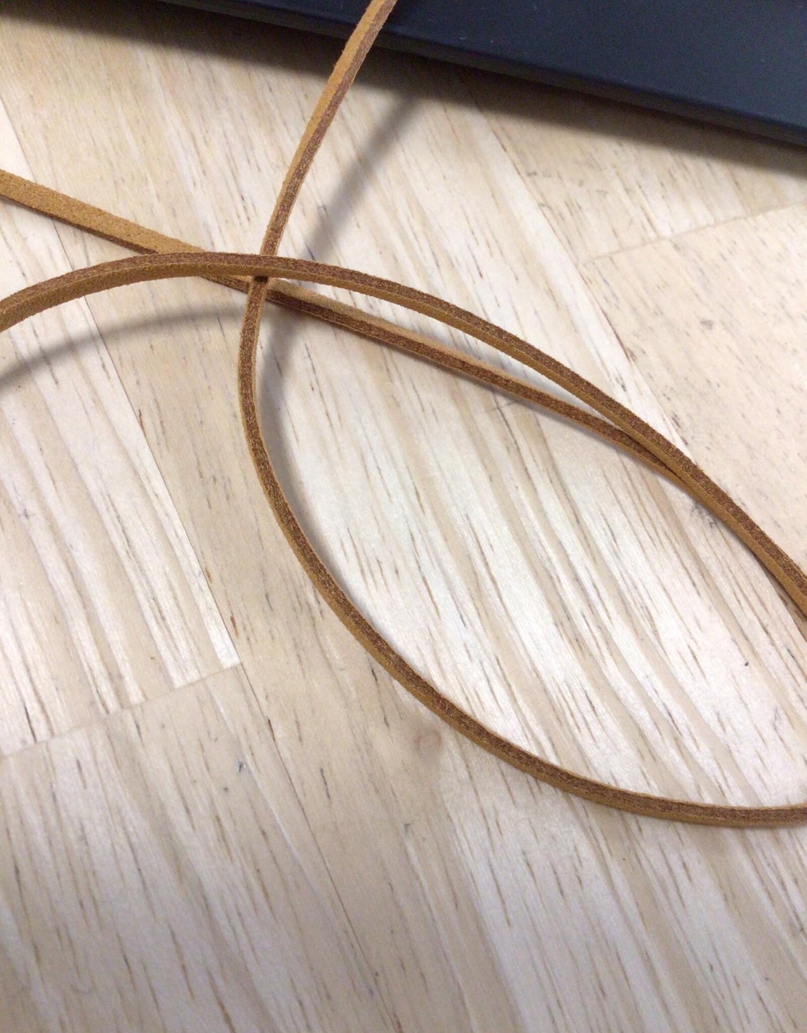 Imitatie lederen band 3mm cognac col.840