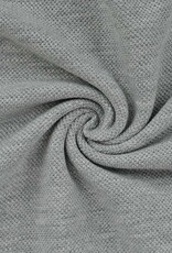 Coupon Pique Jersey donker grijs 50x150cm Coupon Pique Jersey donker grijs 50x150cm