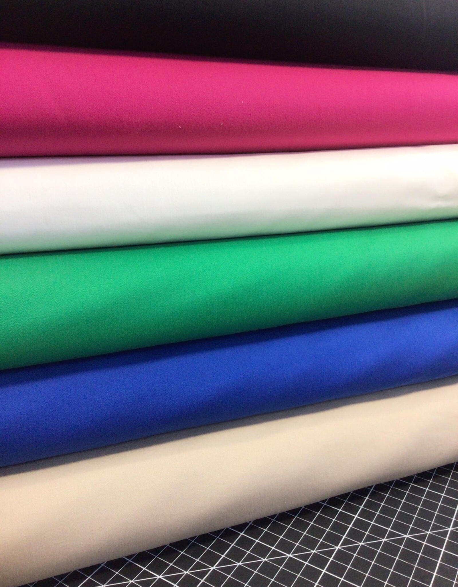 Stretch katoen uni zwart