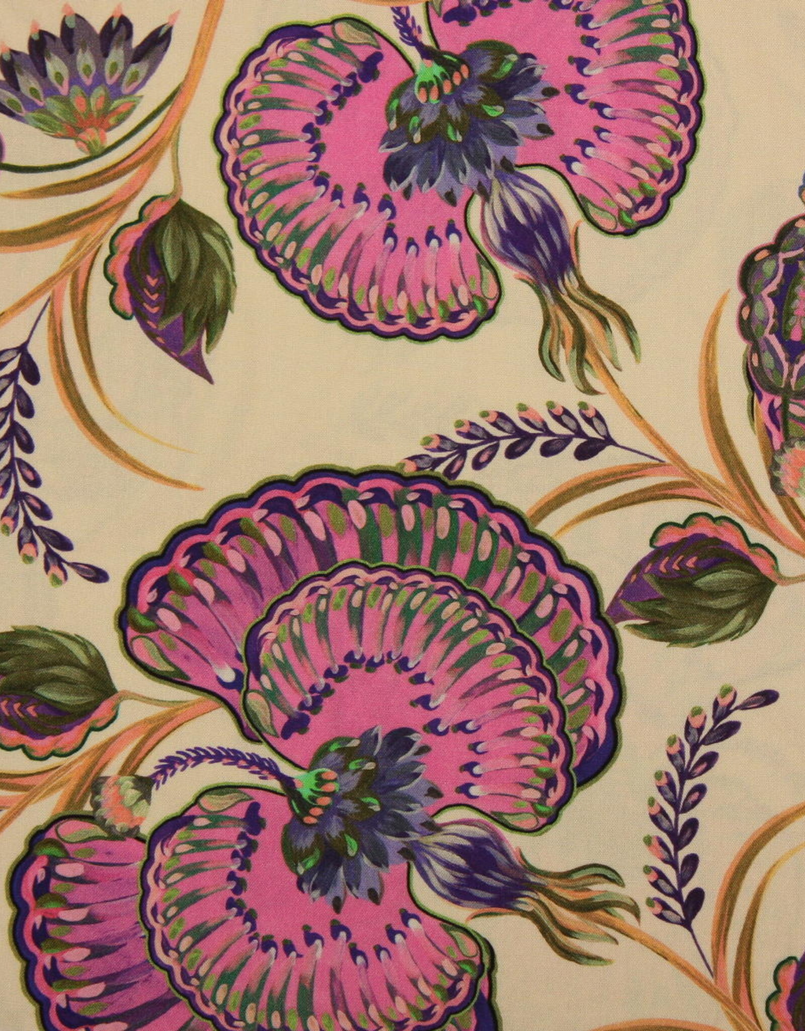 Viscose Orchid - soft yellow