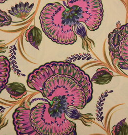 Viscose Orchid - soft yellow