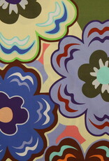 Katoen Vintage Flower - Zacht geel Katoen Vintage Flower - Zacht geel