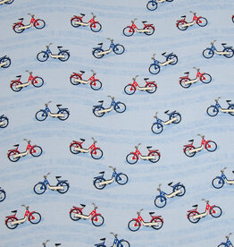 Jersey vintage bike blauw