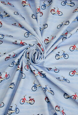 Jersey vintage bike blauw