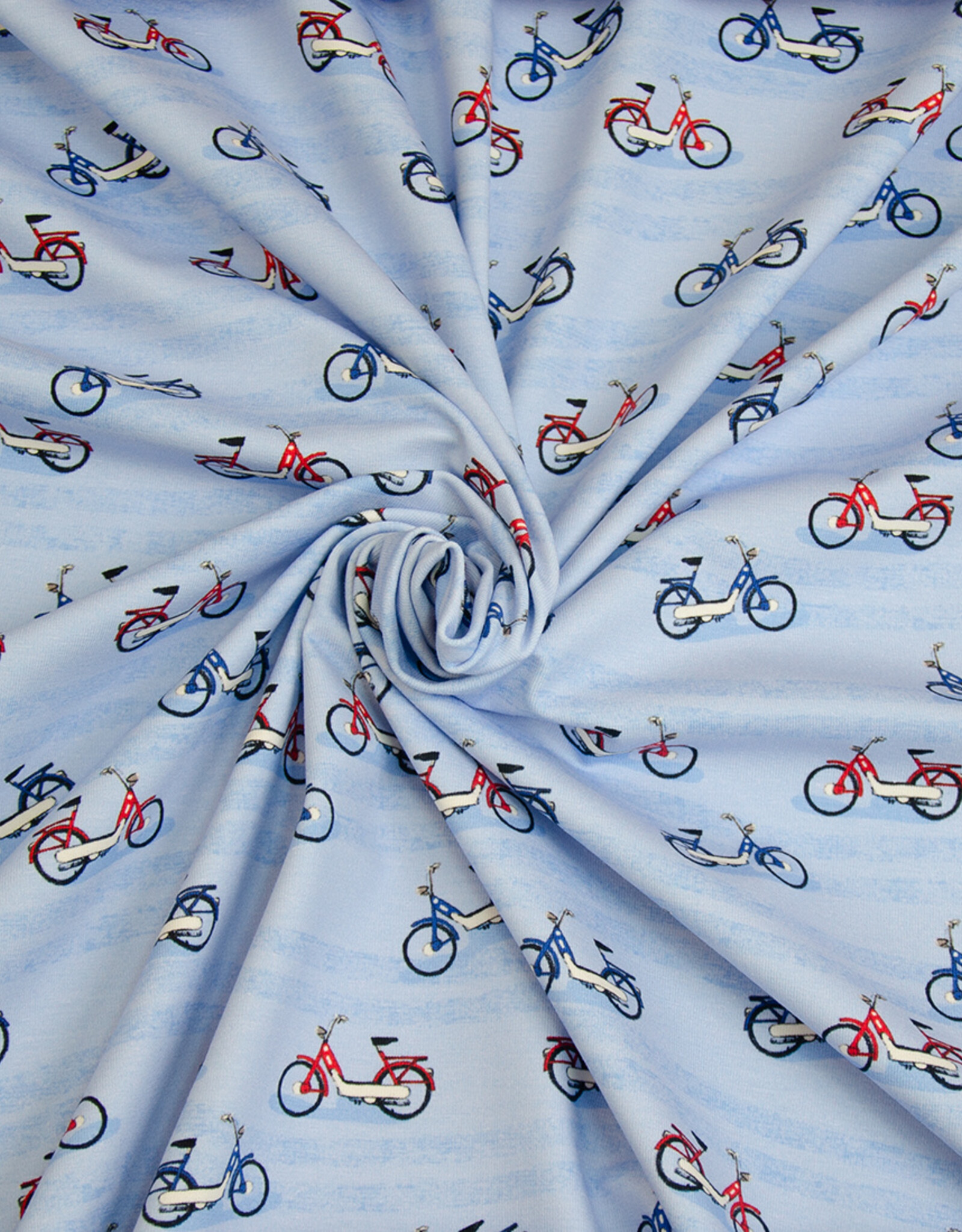 Jersey vintage bike blauw