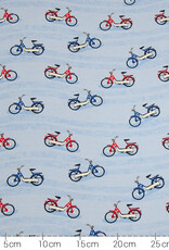 Jersey vintage bike blauw