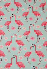 Hilco Jersey tropical flamingo