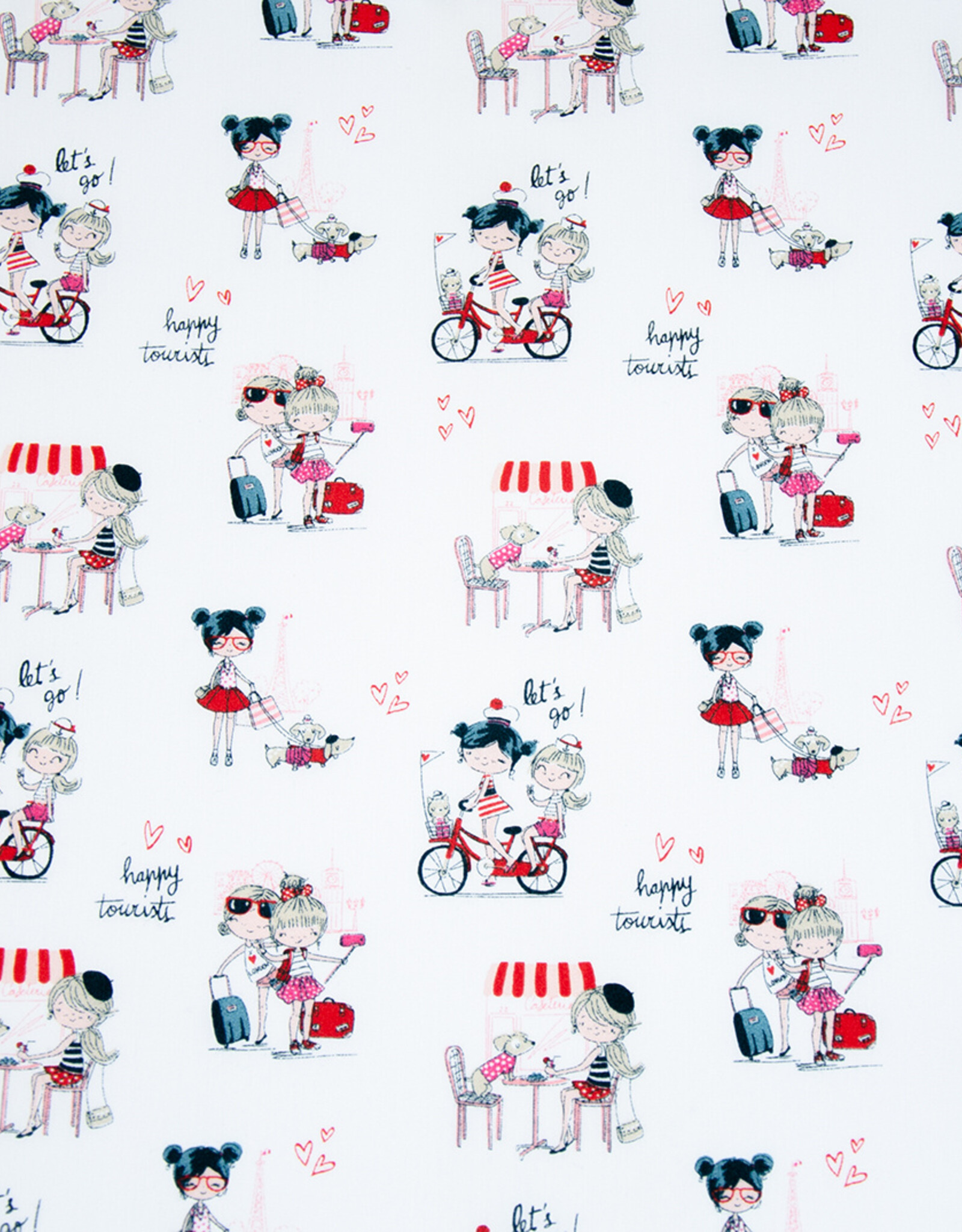 Katoen Paris happy tourist- Greta girl