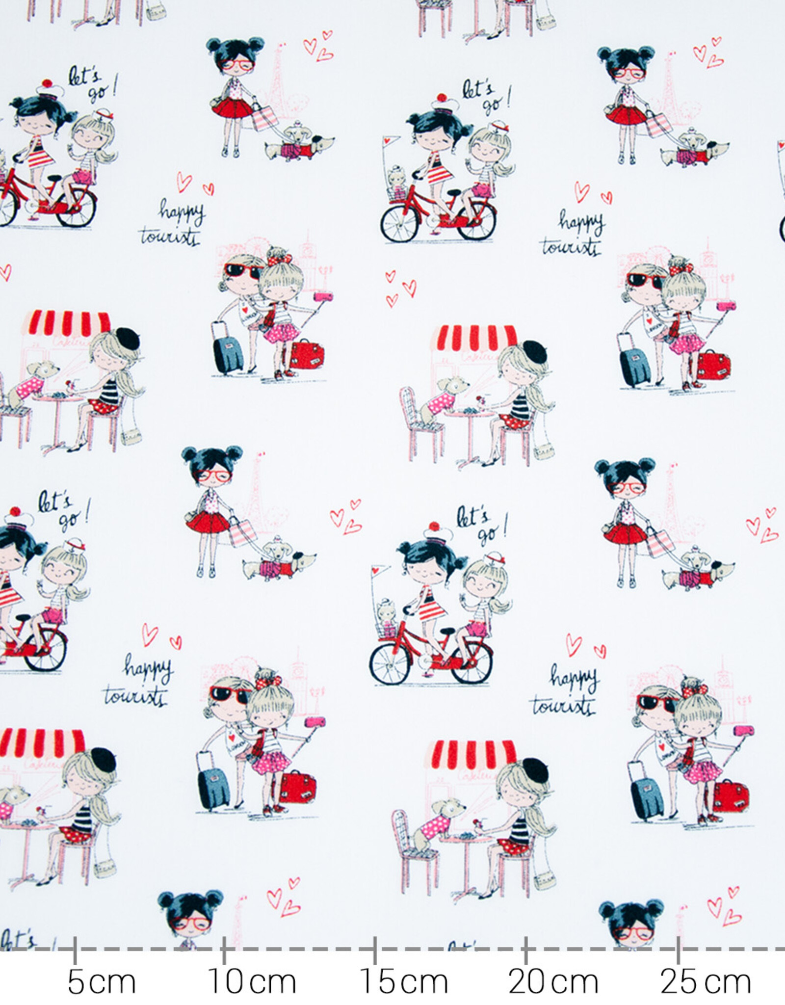 Katoen Paris happy tourist- Greta girl