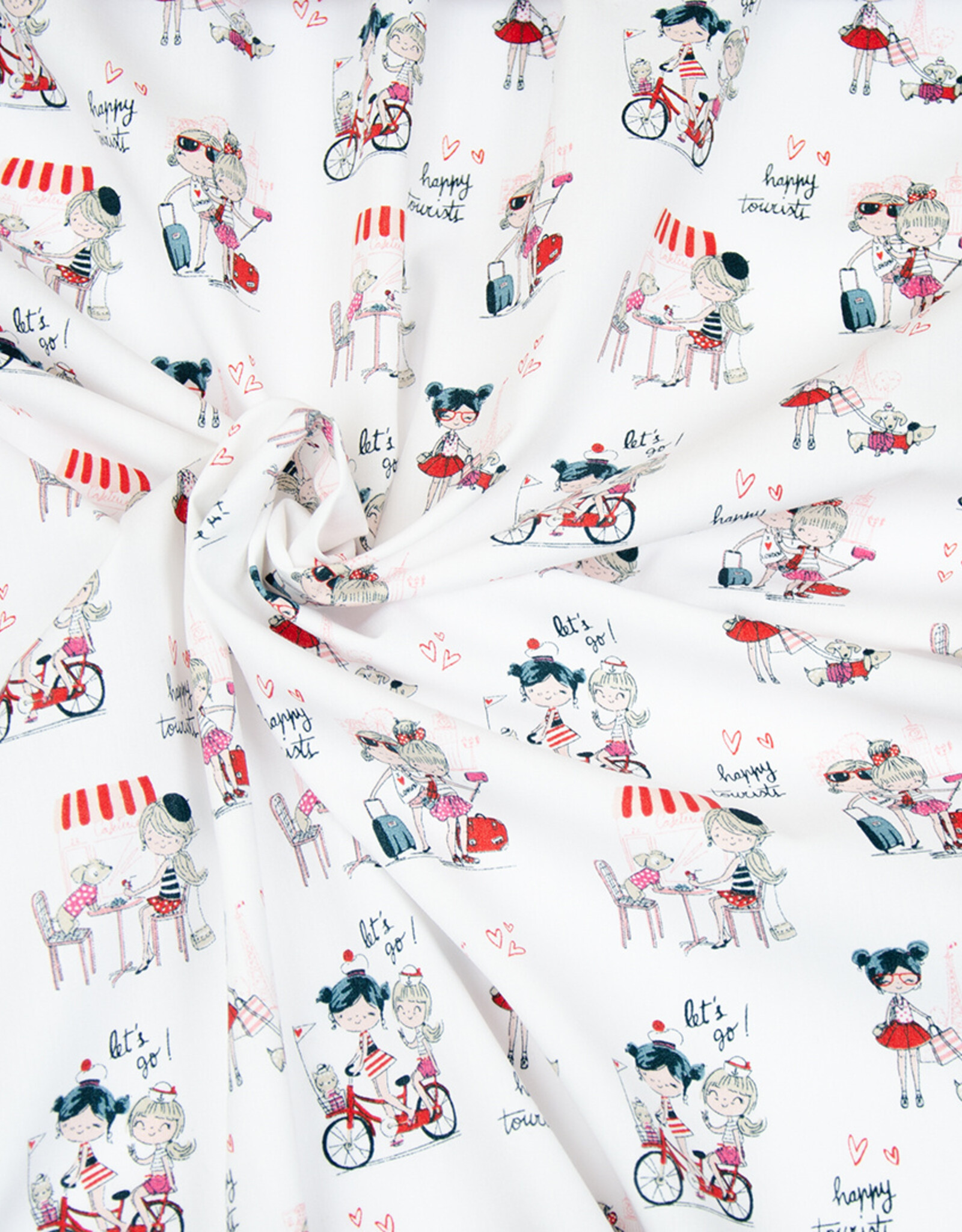 Katoen Paris happy tourist- Greta girl