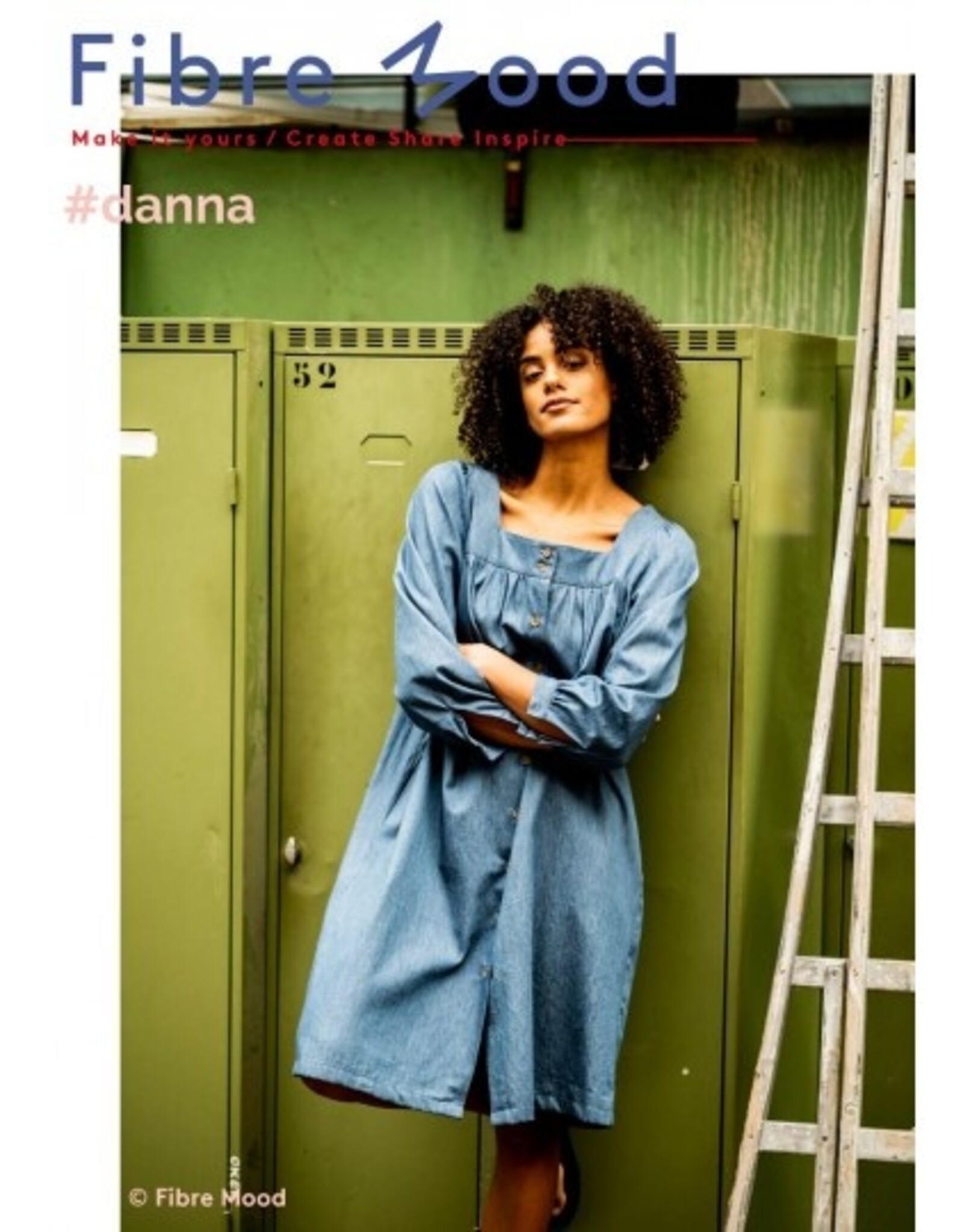 Katoen Chambray light indigo