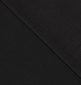 Geweven Bengaline waterproof zwart