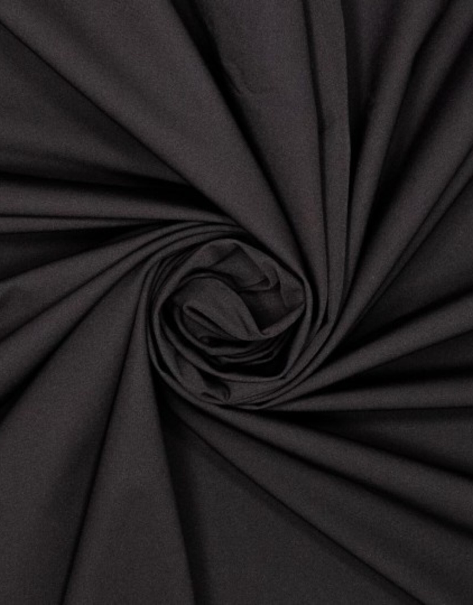 Geweven Bengaline waterproof zwart