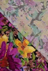 viscose linnen digital flowers viscose linnen digital flowers