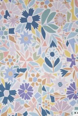 Canvas mosaic  tegels bloemmotief Canvas mosaic  tegels bloemmotief