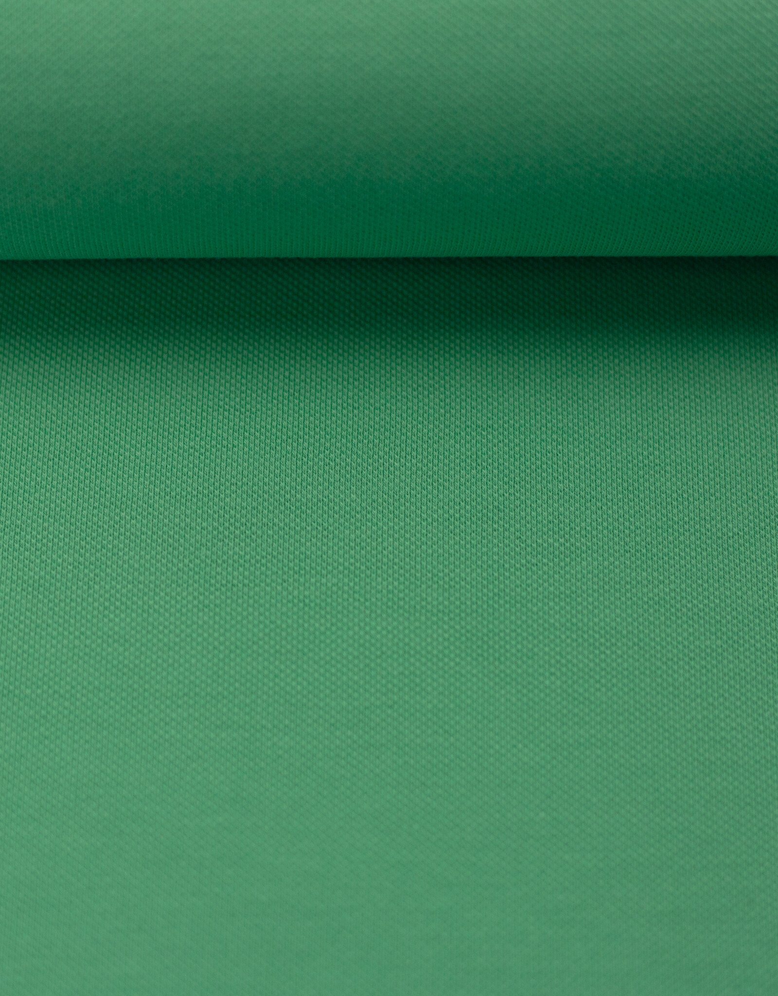 Pique jersey fel groen