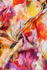 A La Ville Haute Couture Viscose kleurrijke bladerpracht pina